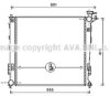 AVA QUALITY COOLING KAA2239 Radiator, engine cooling